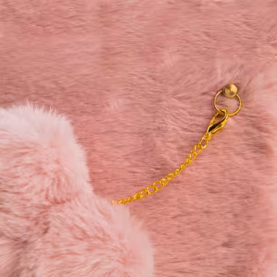 کاور مدل فانتزی طرح پام پام قلب مناسب برای گوشی موبایل اپل iPhone 12 Pro به همراه آویز قلب