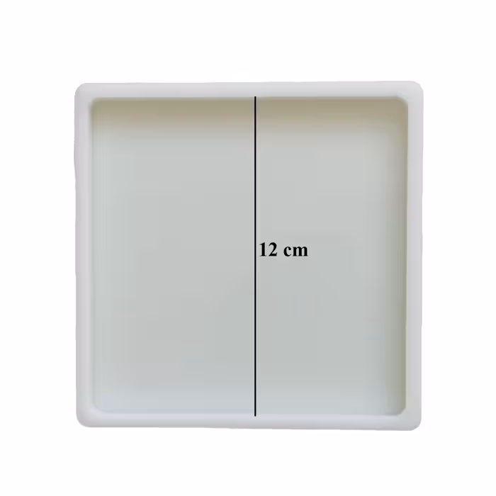 قالب رزین مدل زیر لیوانی طرح مربع کد SQ1