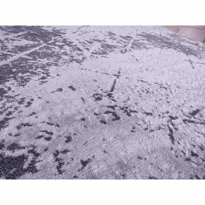 فرش ماشینی زمرد مشهد مدل NO011 زمینه طوسی