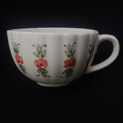  ست فنجان نعلبکی سرامیکی هیوا طرح پیچک کد 10880914