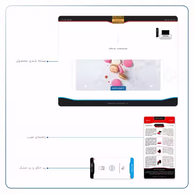 برچسب پوششی ماهوت مدل Macaron cookie مناسب برای تبلت سامسونگ Galaxy Tab S2 9.7 2015 T810