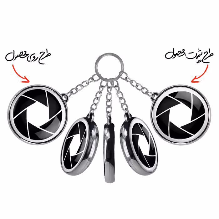 جاکلیدی خندالو طرح لنز دوربین مدل دوطرفه کد 59405940