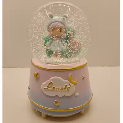 گوی موزیکال مدل پمپی دخترک مهربون و قو