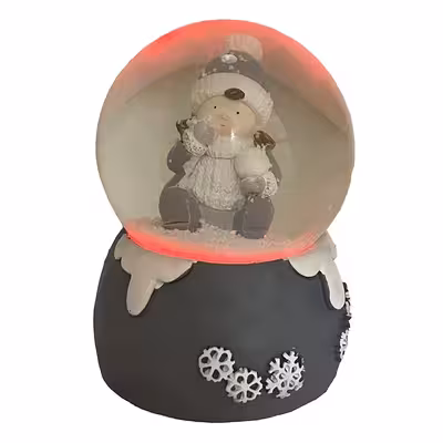 گوی مدل چراغدار طرح کودک زمستانی کد 01