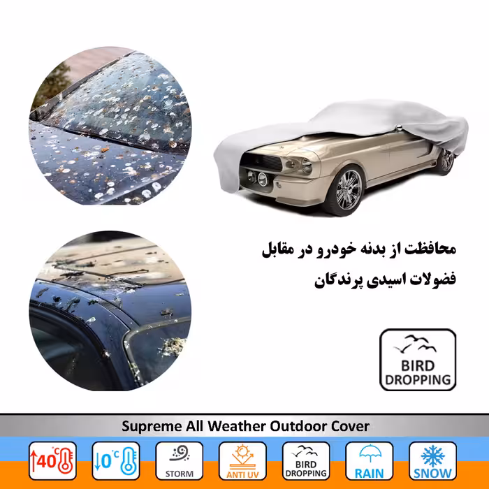 چادر خودرو سوزن طلا روکش مدل SSZ00XL مناسب برای دنا