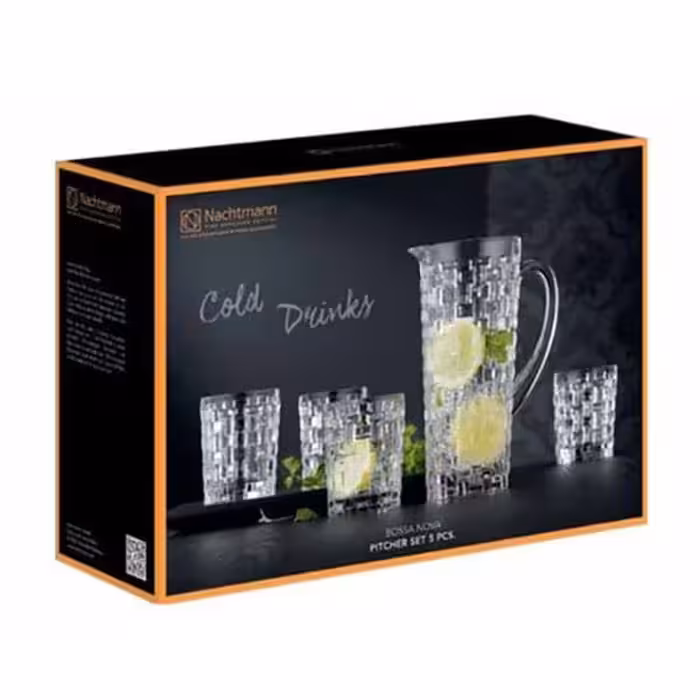 سرویس پارچ و لیوان 5 پارچه ناخمن مدل Bossa