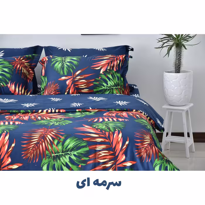 سرویس ملحفه بومرنگ مدل Hawaii-A2P یکنفره 4 تکه