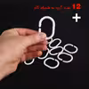 پرده حمام دلفین مدل GU-11237 سایز 180x200سانتی متر