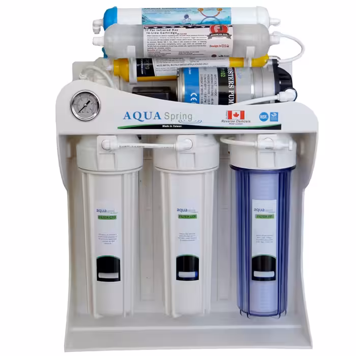 دستگاه تصفیه کننده آب آکوآ اسپرینگ مدل SF3250 به همراه کیت نشتی گیر