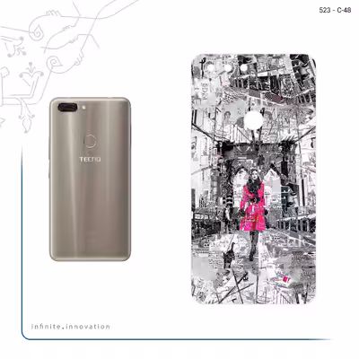 برچسب پوششی ماهوت مدل Collage of Catwalk Bridge مناسب برای گوشی موبایل تکنو Phantom 8