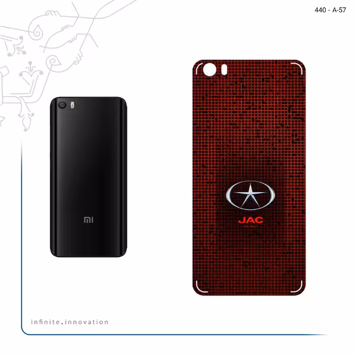 برچسب پوششی ماهوت مدل JAC مناسب برای گوشی موبایل شیائومی Mi 5