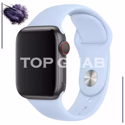 بند تاپ قاب مدل A-silicon مناسب برای اپل واچ 38 / 40 میلی متری