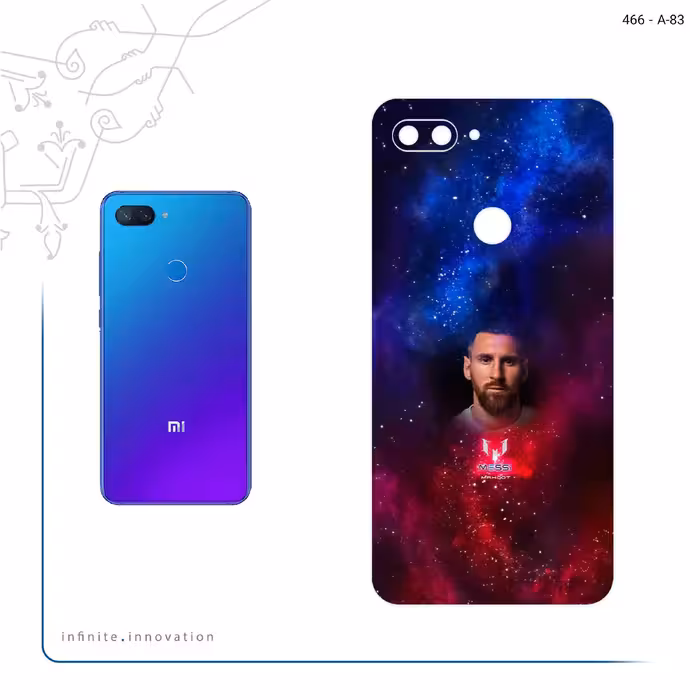 برچسب پوششی ماهوت مدل Lionel Messi 1 مناسب برای گوشی موبایل شیائومی Mi 8 Lite