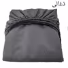 سرویس ملحفه مدل کشدار ni04077 طرح تکرنگ کد 120 یک نفره دو تکه