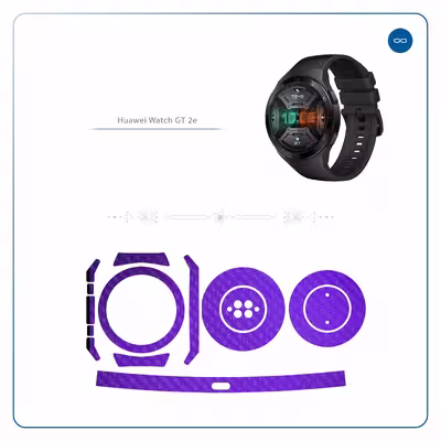 برچسب ماهوت طرح Purple Fiber مناسب برای ساعت هوشمند هوآوی Watch GT 2e