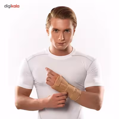 مچ بند طبی دست چپ پاک سمن مدل CTS With Hard bar سایز متوسط