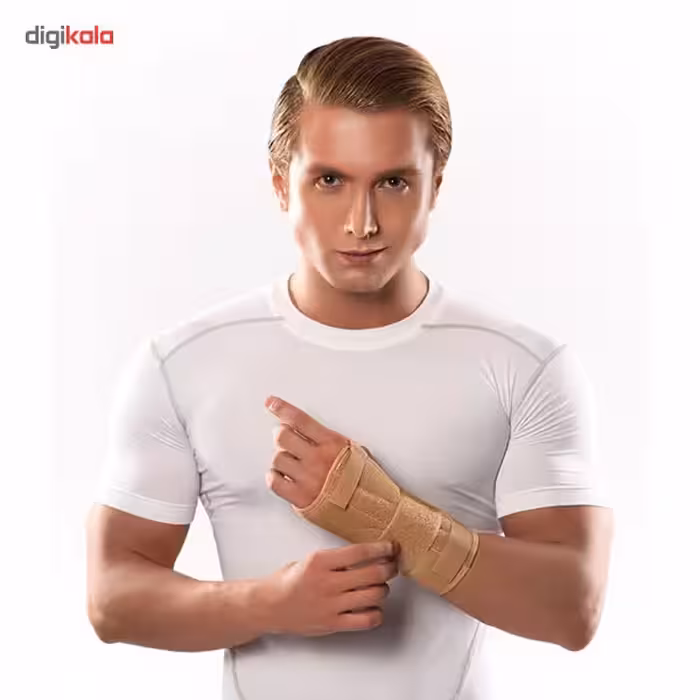 مچ بند طبی دست چپ پاک سمن مدل CTS With Hard bar سایز متوسط