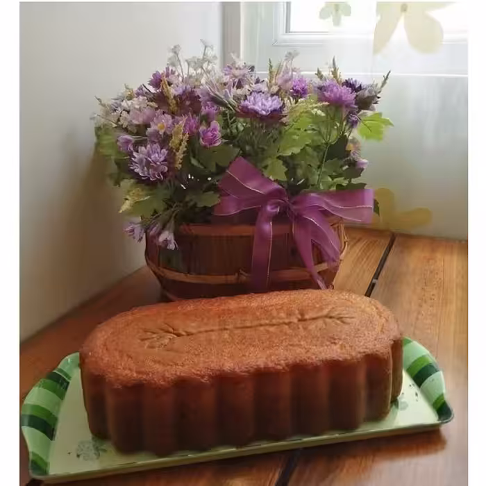 قالب کیک به گز مدل شارلوت بیضی