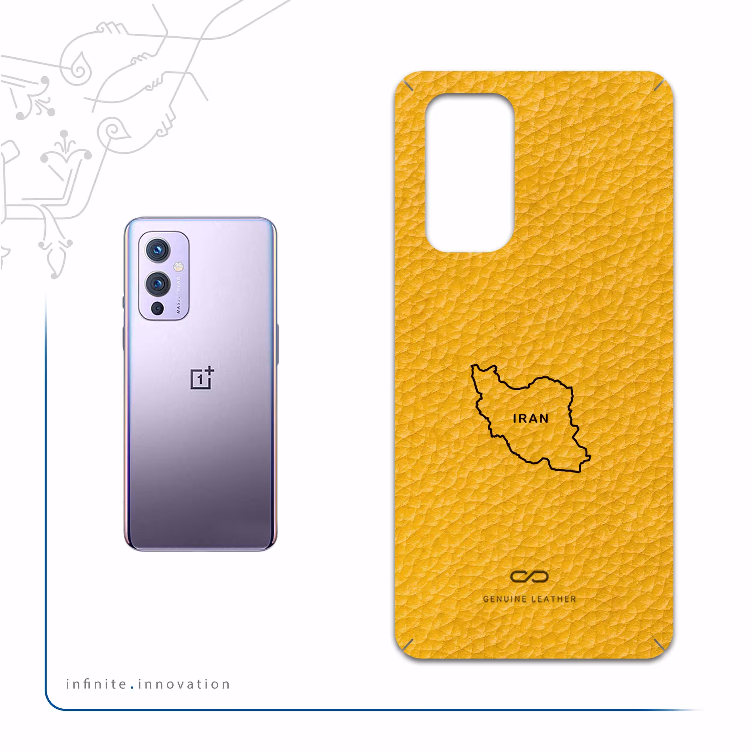 برچسب پوششی ماهوت مدل ML-IRC مناسب برای گوشی موبایل وان پلاس 9