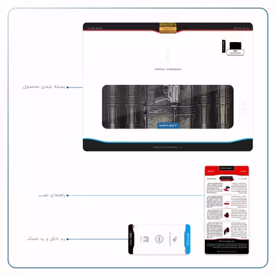 برچسب پوششی ماهوت مدل Gun مناسب برای تبلت اپل iPad 2 2011 A1397