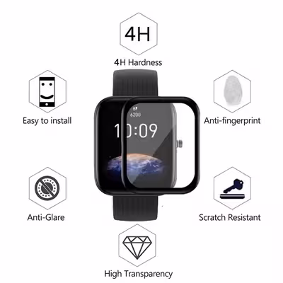 محافظ صفحه نمایش لاین مدل RT007 مناسب برای ساعت هوشمند شیایومی Amazfit Bip 3 Pro بسته سه عددی