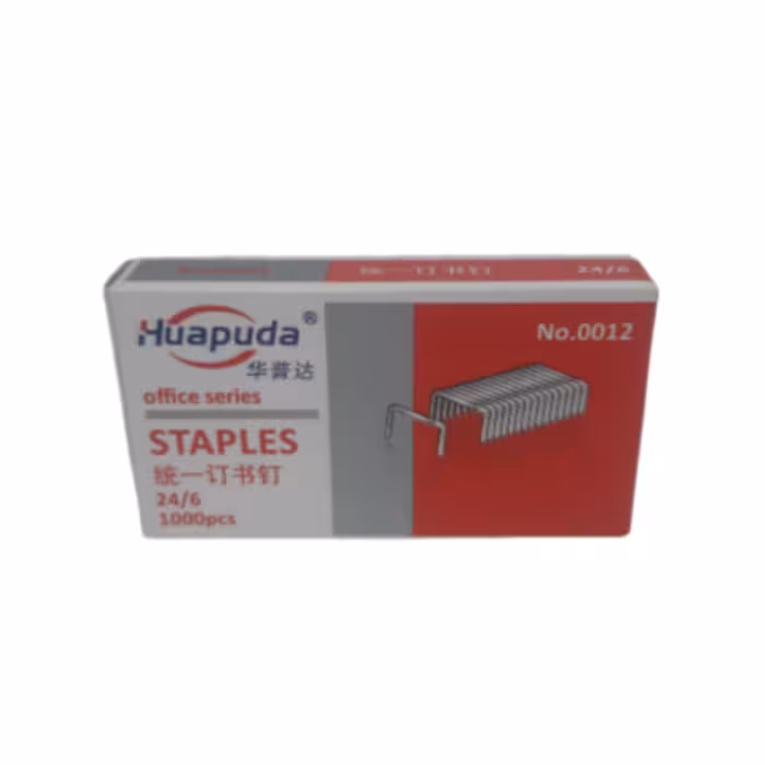 سوزن منگنه هواپودا کد 0012 سایز 24/6 بسته ده عددی