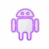 چراغ دیواری نئون دیزاین طرح Android-Logo_PR