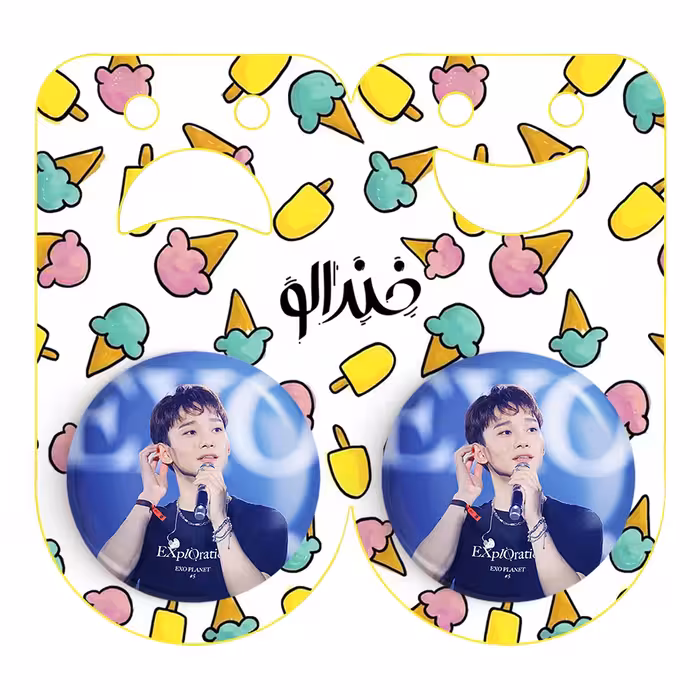 پیکسل خندالو مدل چن گروه اکسو EXO کد 13344 به همراه مگنت 