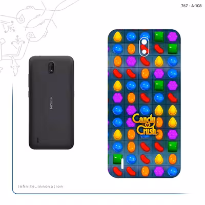 برچسب پوششی ماهوت مدل Candy Crush Game Series مناسب برای گوشی موبایل نوکیا C1