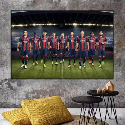 تابلو شاسی بکلیت طرح فوتبال باشگاه بارسلونا مدل SH-S7303