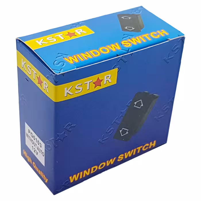 کلید شیشه بالابر خودرو کی استار مدل PG0103 مناسب برای پژو 405 بسته 2 عددی