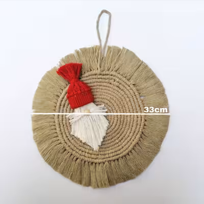 آویز بافتنی مدل زمستانی مجموعه 7 عددی