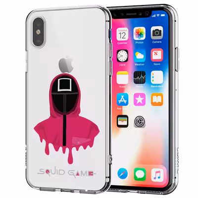 کاور طرح Squid Game مناسب برای گوشی موبایل اپل iPhone X / Xs 
