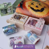 ست چسب واشی در دو حالت (شفاف وکاغذی) طرح BEAUTY GIRL