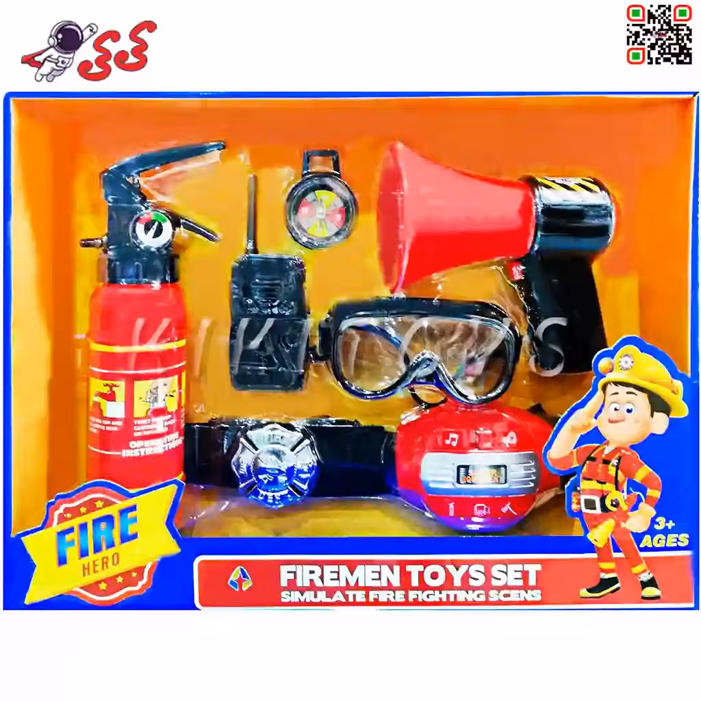 اسباب بازی تجهیزات آتش نشانی FIRE MAN TOYS SET 119