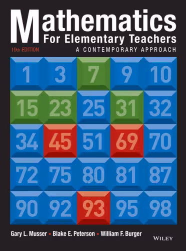 خرید و دانلود نسخه کامل کتاب Mathematics for Elementary Teachers: A Contemporary Approach