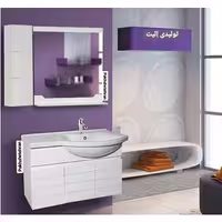 روشویی کابینت دار آرشا دیواری90 سانت