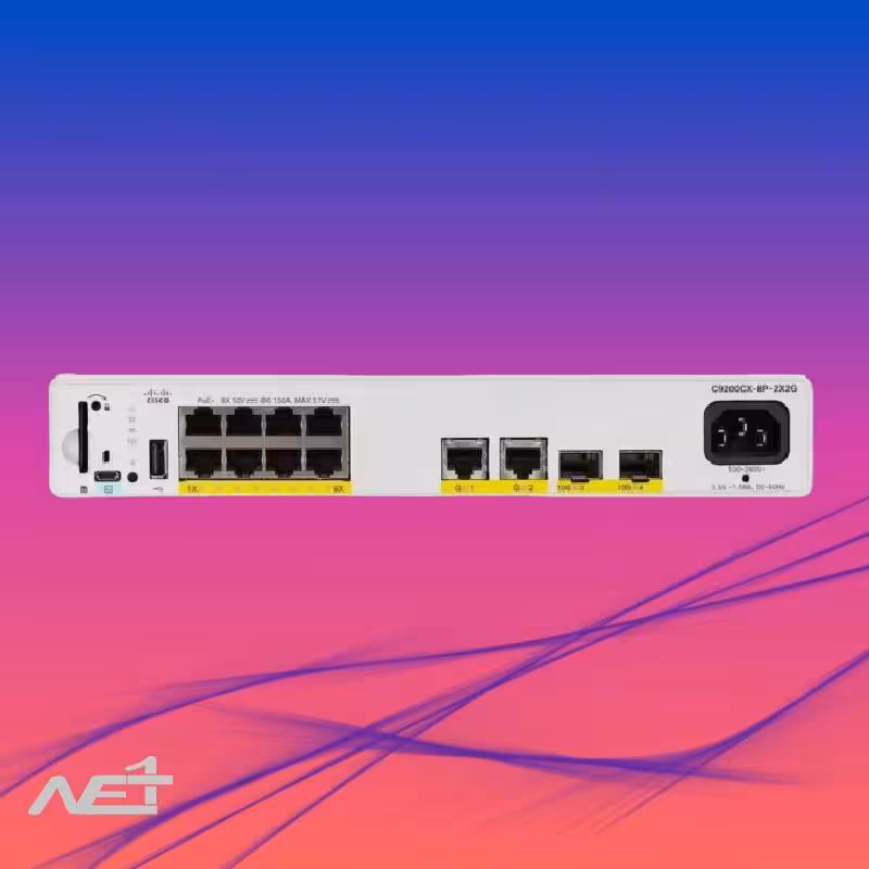 سوئیچ سیسکو Cisco C9200CX-8P-2X2G