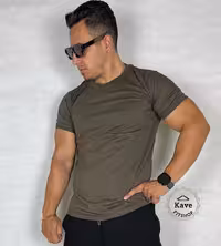 تیشرت مردانه بیسیک | ‌سبز تیره