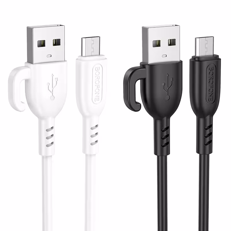کابل شارژ USB-A به MICRO USB بروفون مدل BX91 طول 1 متر