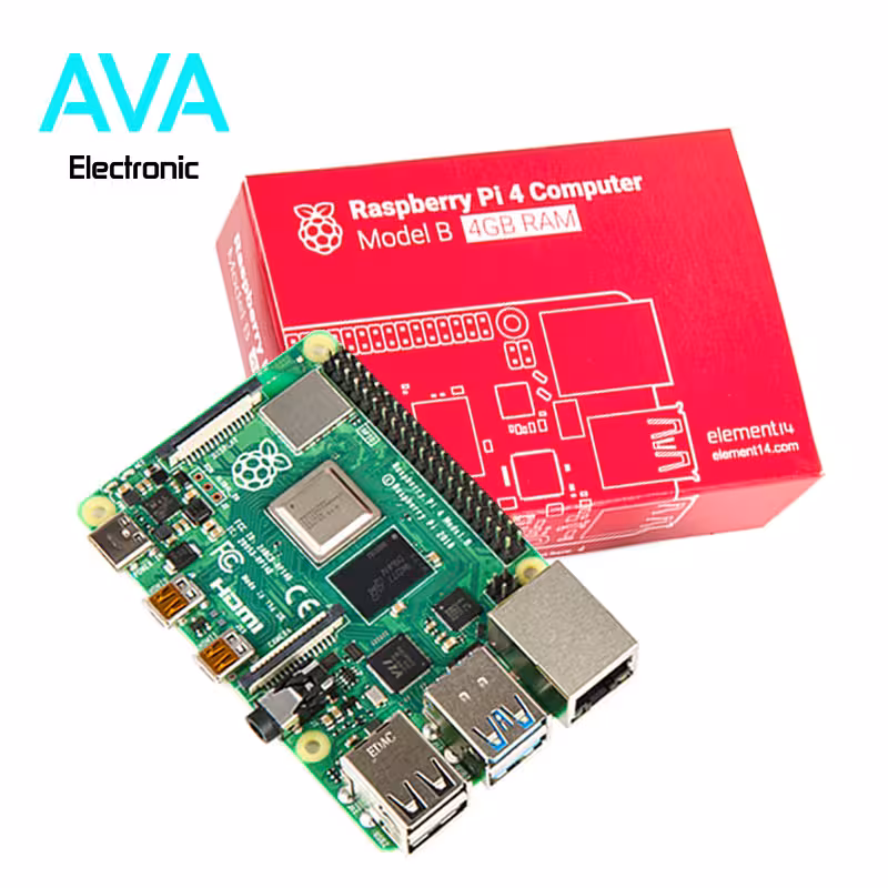 برد رزبری پای Raspberry Pi 4 مدل B با رم 4GB ساخت UK