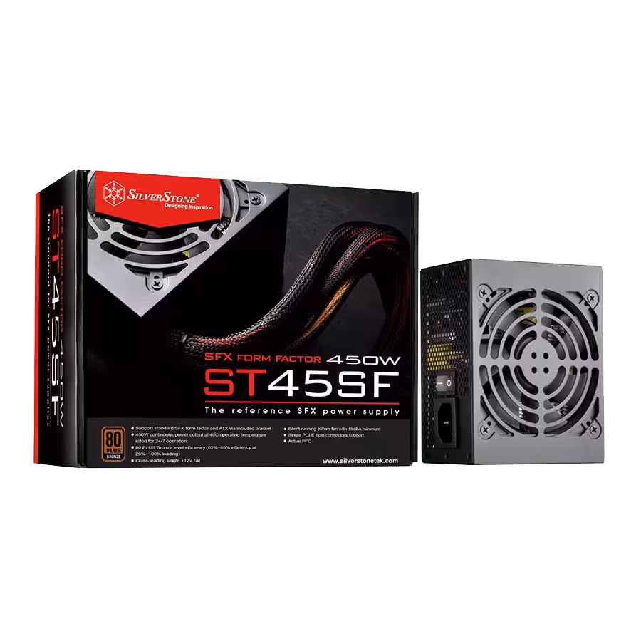 مشخصات، قیمت و خرید پاور - منبع تغذیه کامپیوتر SilverStone ST45SF