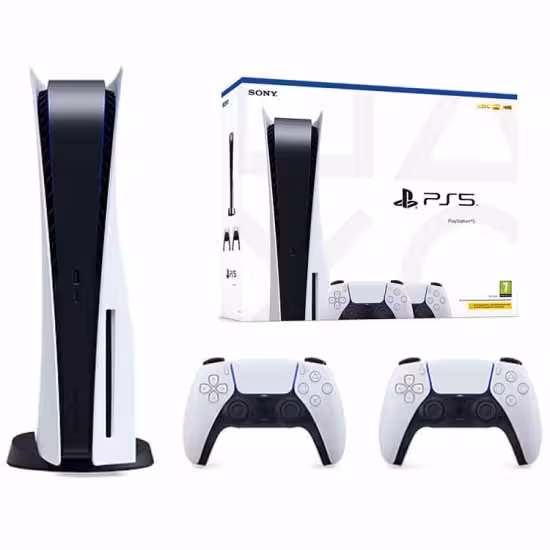 پلی استیشن باندل PlayStation 5 Standard Two Dualsense Bundle
