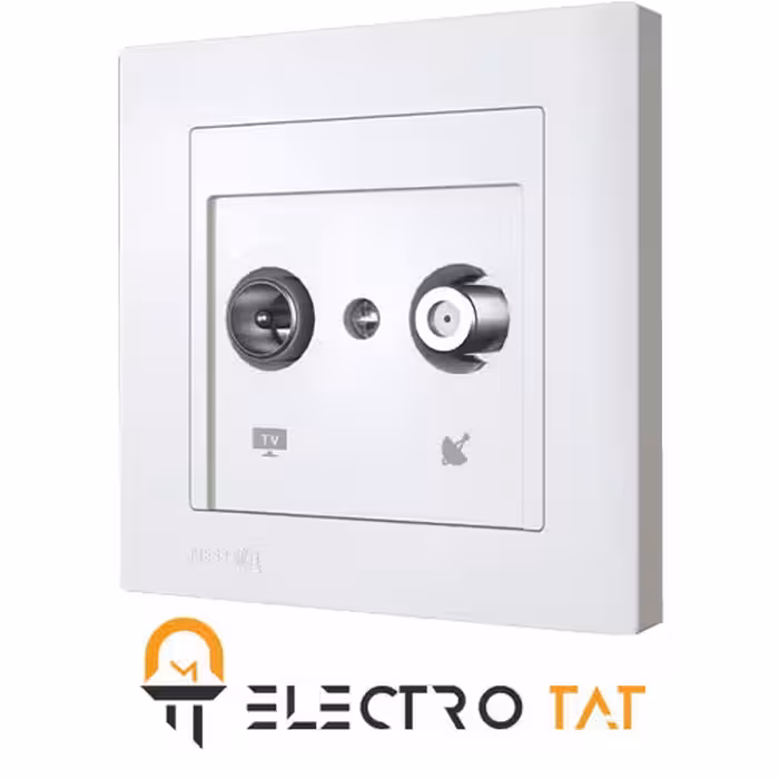 پریز آنتن تلویزیون و ماهواره ی میانی نستک مدل Evidente