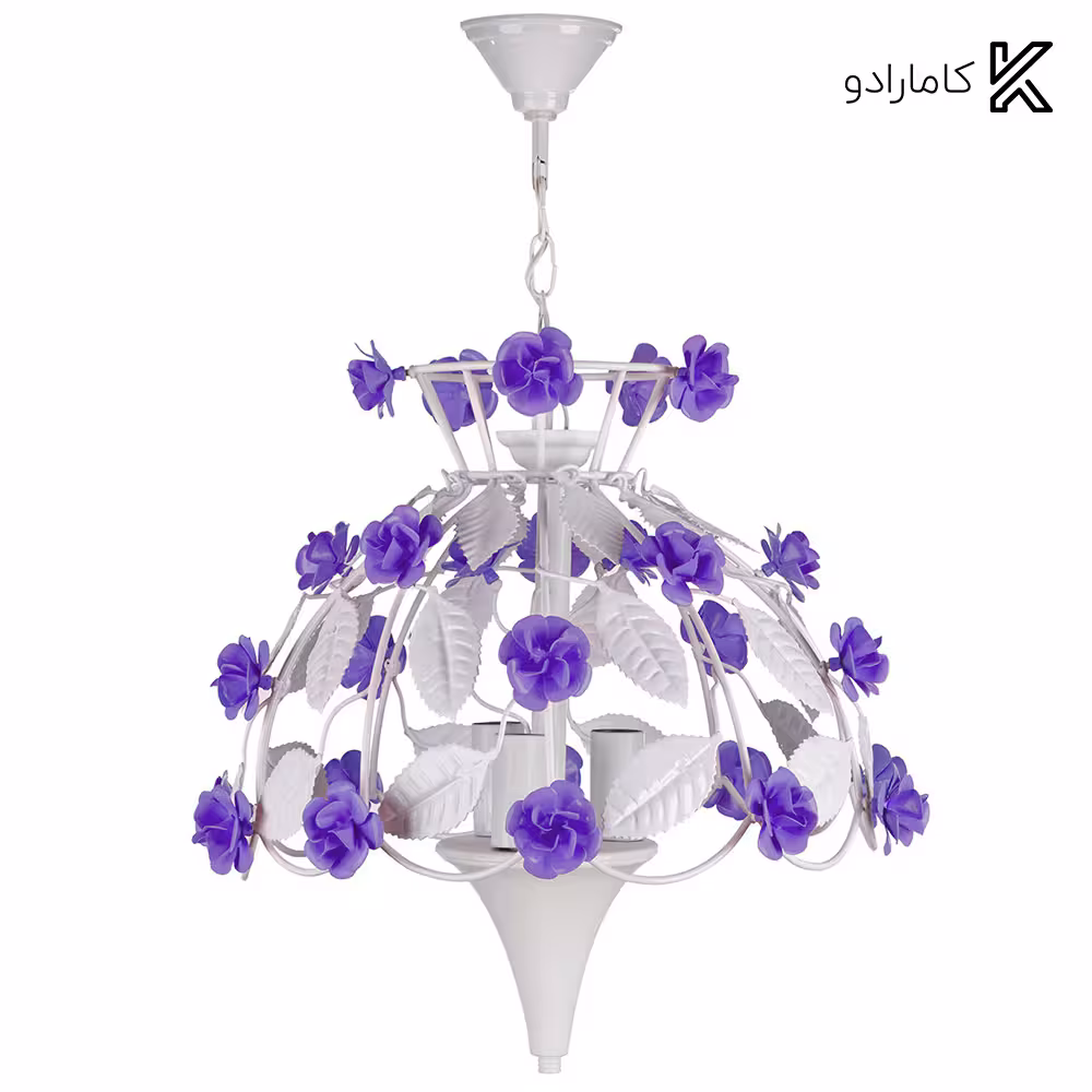 لوستر فلزی 3 شعله چشمه نور مدل A2207-3