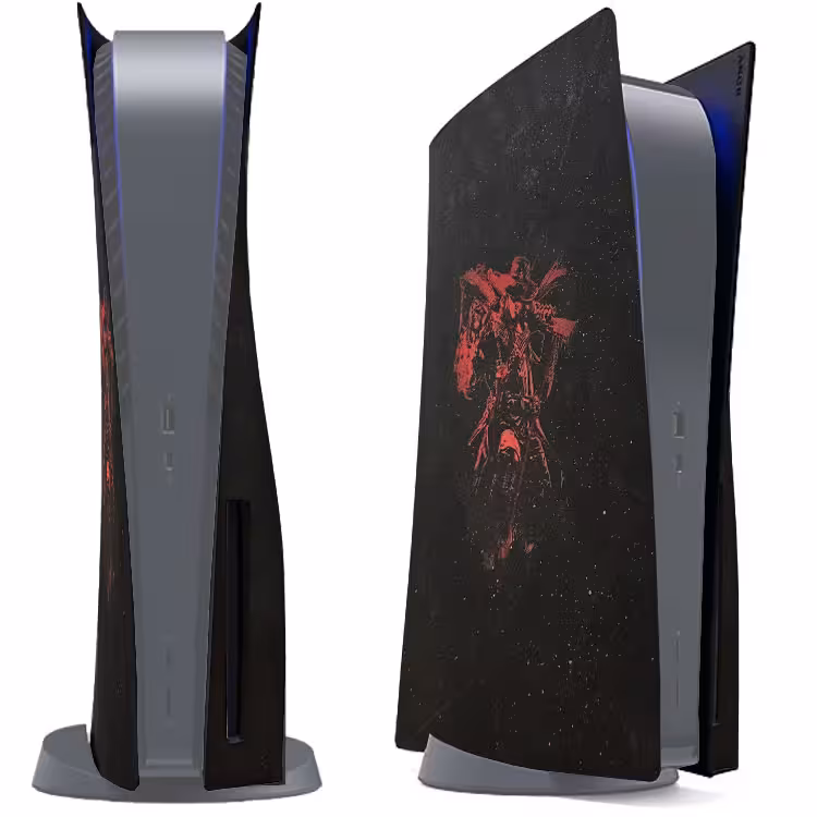 فیس پلیت برای PS5 دیسک خور – طرح Evil West Logo