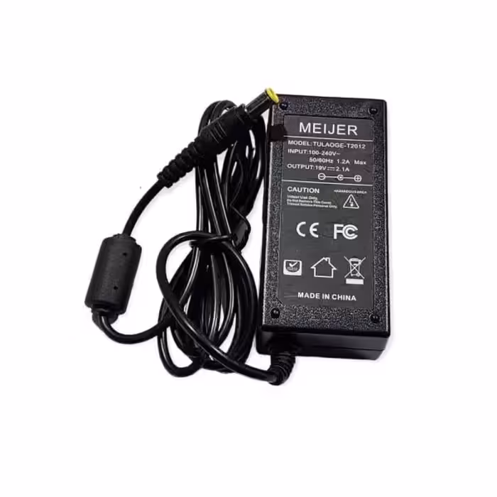 آداپتور 19 ولت 2٫1 آمپر با فیش سوزنی