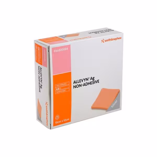 پانسمان فوم الوین نقره دار غیرچسبنده Allevyn AG NonAdhesive