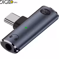 تبدیل تایپ سی به AUX و PD100W مینی تک