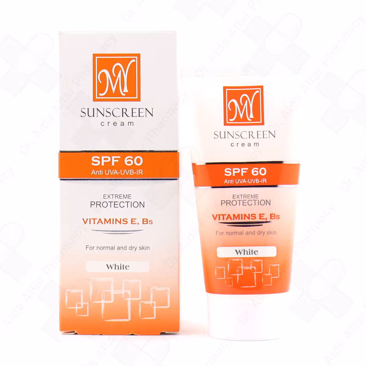 کرم ضد آفتاب SPF60 مای مناسب پوست های معمولی و خشک 50 میلی لیتر